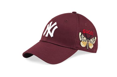 gucci x new york yankees cap|gucci yankees capsules.